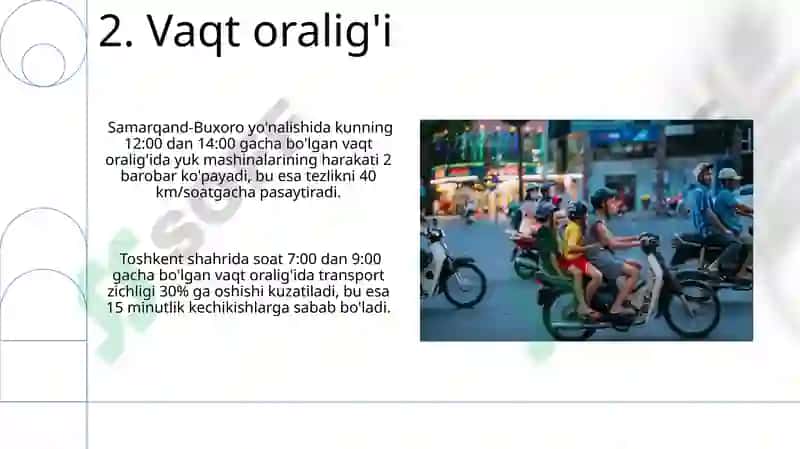 Yo‘llari Harakatiga Ta’sir Qiluvchi Vositalar 4
