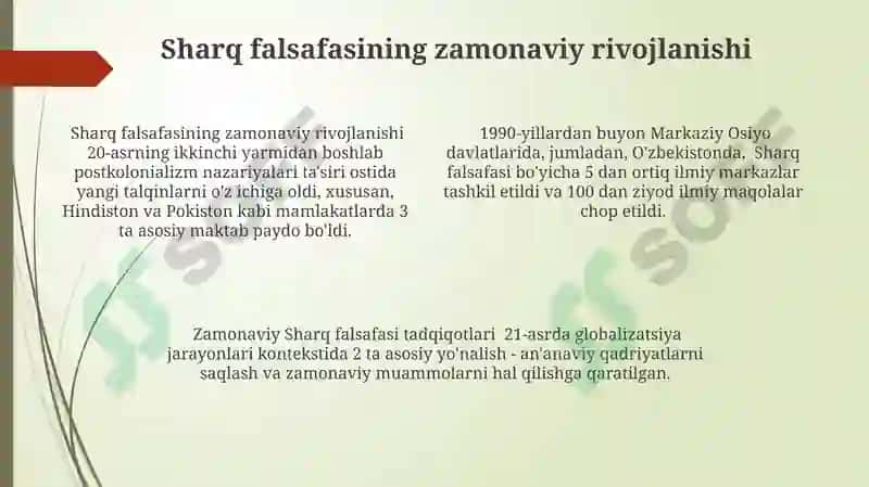 Falsafiy tafakkur taraqqiyoti bosqichlari 4