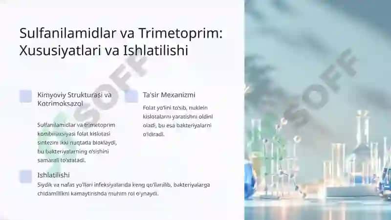 Sintetik Antibakterial Vositalar va Sefalosporinlar 4