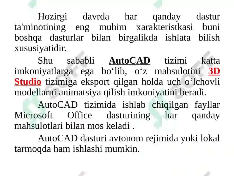 Autocad Dasturi 4