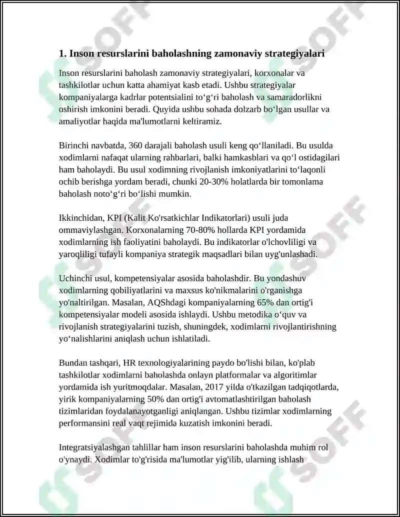 INSON RESURSLARI FAOLIYATINI BAHOLASHNING ZAMONAVIY USLUBLARI 4