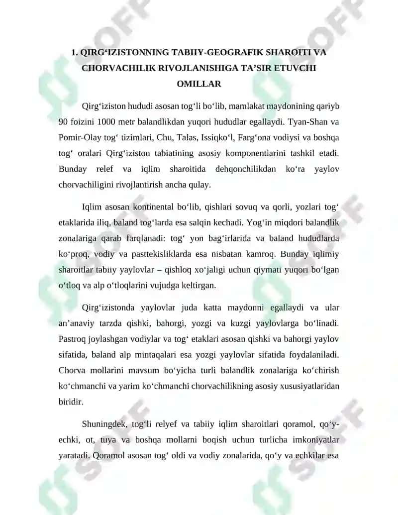 Qirg‘izistonning chorvachilik xo‘jaligi 4