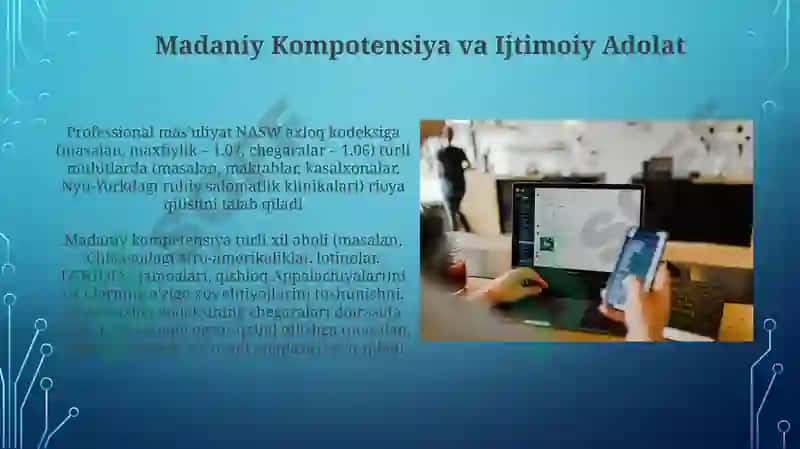 "Ijtimoiy ishchining kasbiy javobgarligi va chegaralarni axloqsiz xatti-harakatlardan himoya qilish" 4
