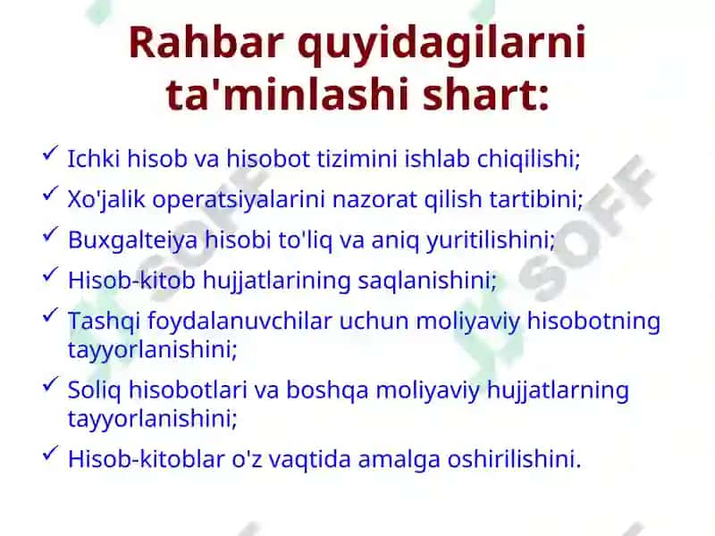 Buxgalteriya hisobi tashkili va hisob siyosati 4
