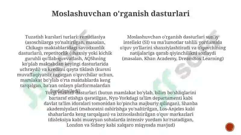Korreksion sinflarining turlari 4