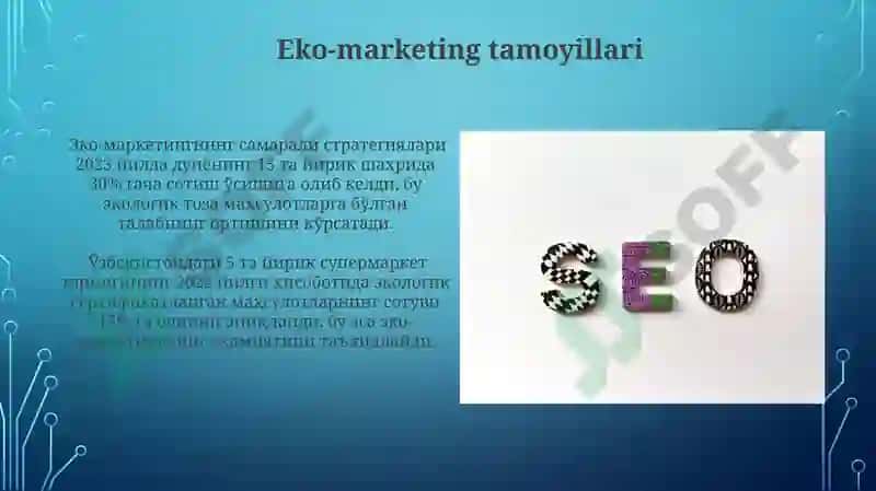 Eko-marketingning tamoyillari va amaliyoti 4