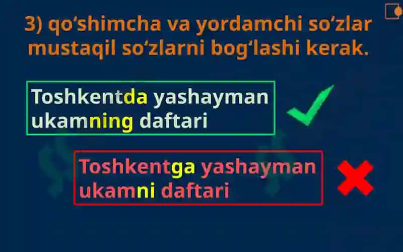 Sintaksis(So‘z birikmasi va so‘z qo‘shilmasi) 4