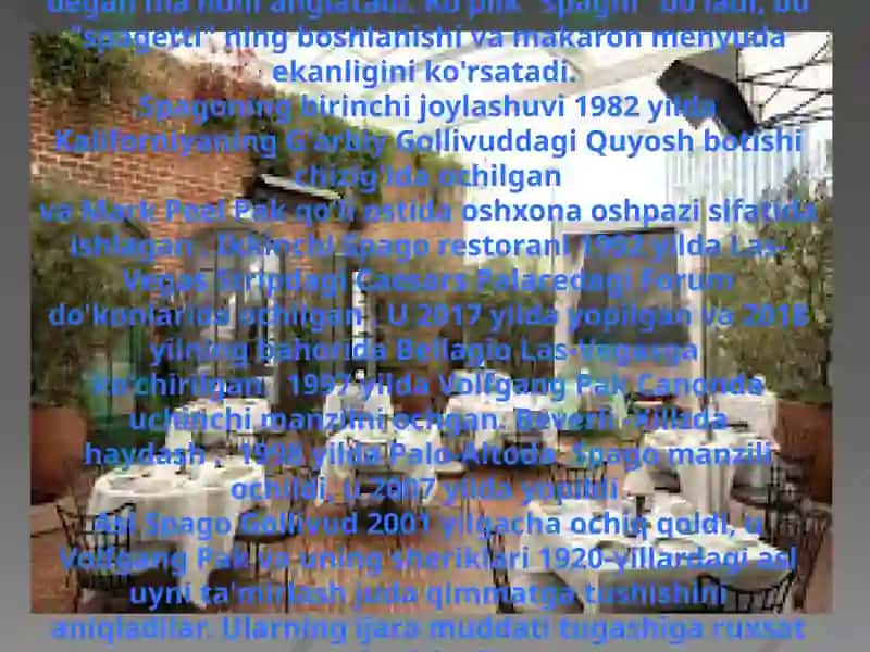 AMERIKA QO`SHMA SHTATLARININNG MASHHUR RESTORANLARI 4