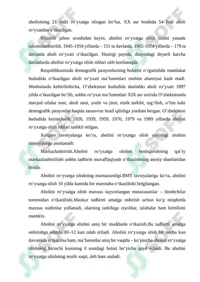 Aholini ro‘yxatga olish 4
