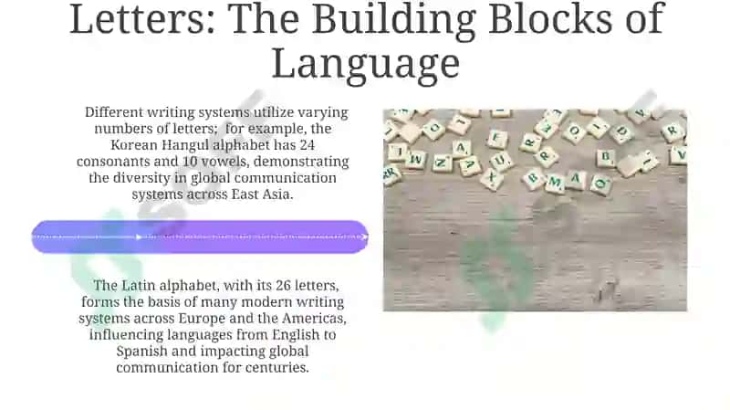 Letters, pronouns, and articles 4