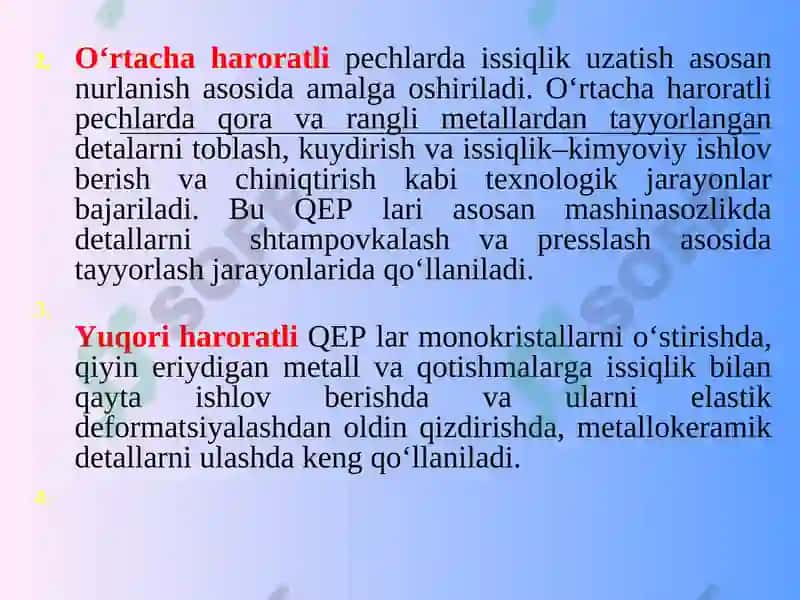 Elektr qarshilik pechlari 4