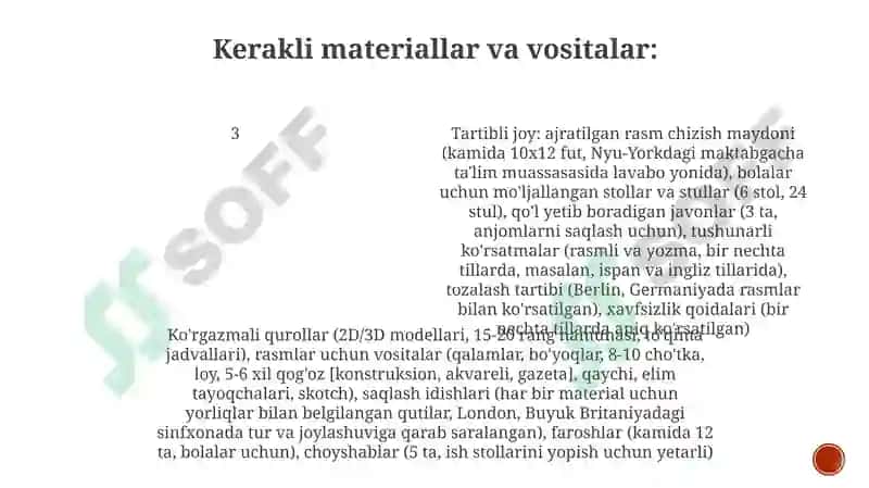Maktabgacha ta'lim tashkilotlarida tasviriy faoliyat mashg'ulotlarini tashkil etish va uyishtirish 4
