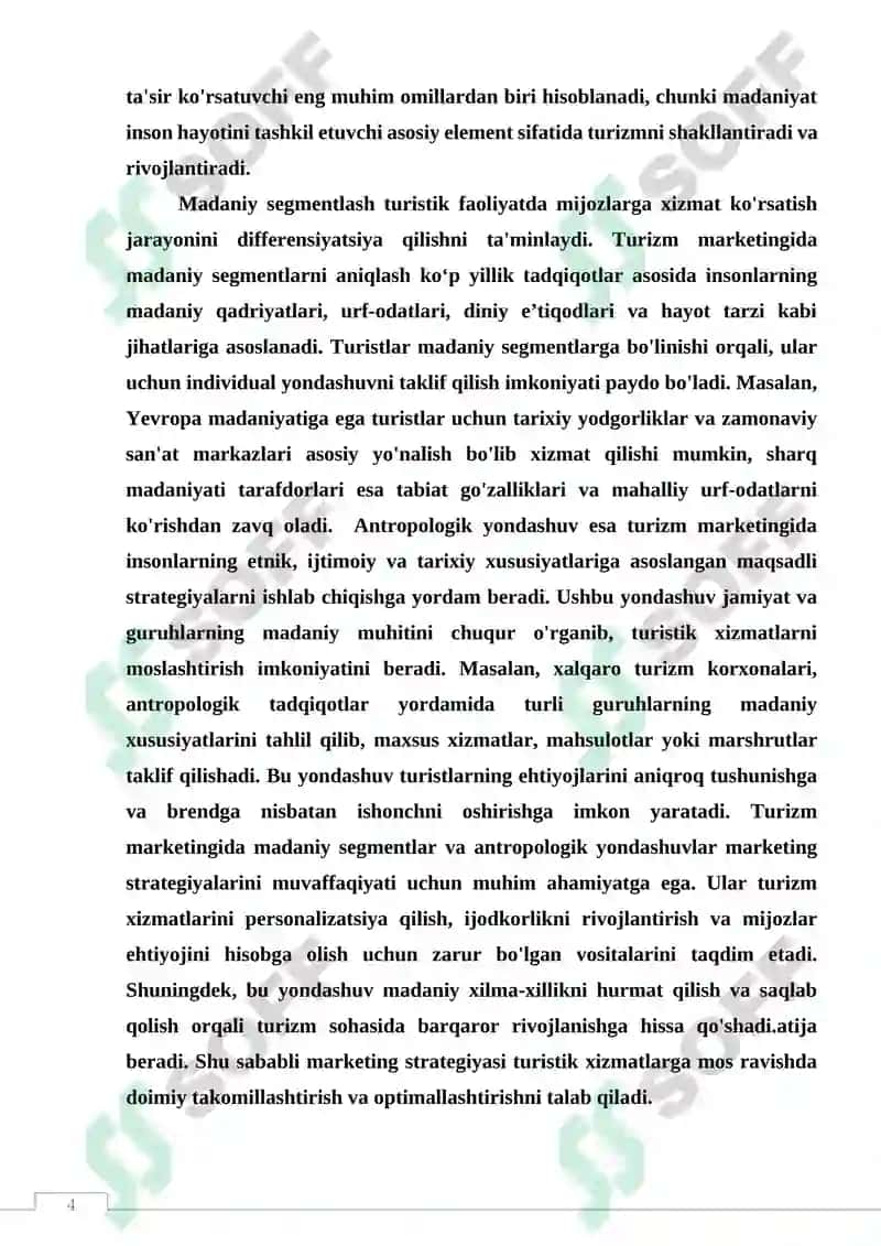 XALQARO TURIZM MARKETINGNING ASOSIY YO`NALISHLARI 4