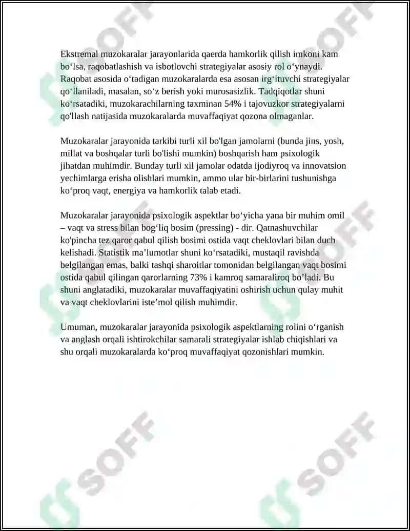 MUZOKARALAR OLIB BORISHNING PSIXOLOGIK JIHATLARI 4