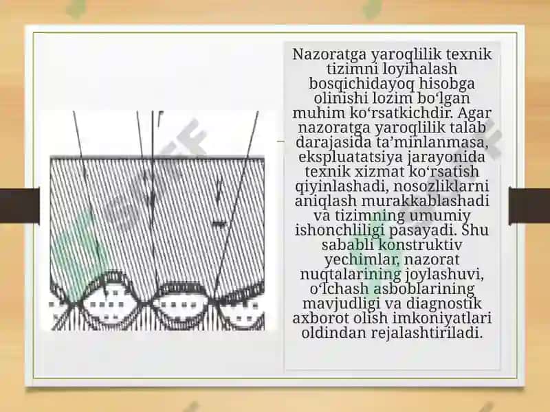 Nazoratga yaroqlilikni baxolash ko‘rsatkichlari 4
