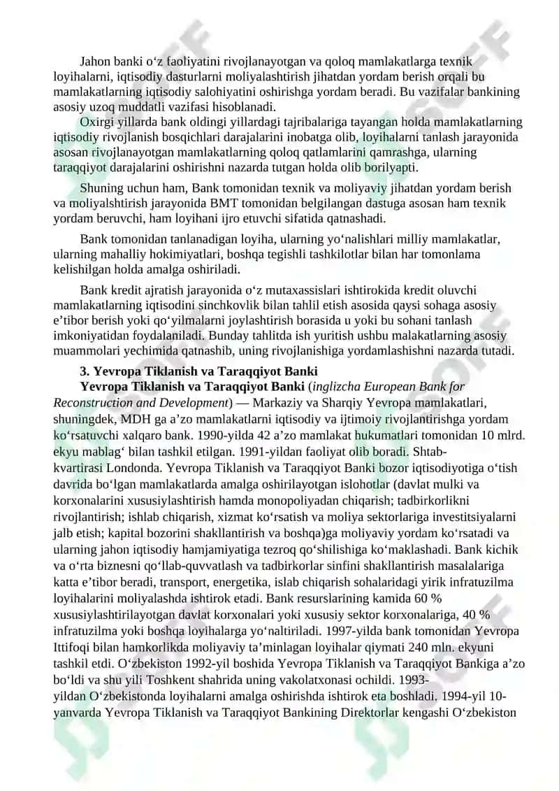 Xalqaro valyuta -kredit va moliya tashkilotlari 4