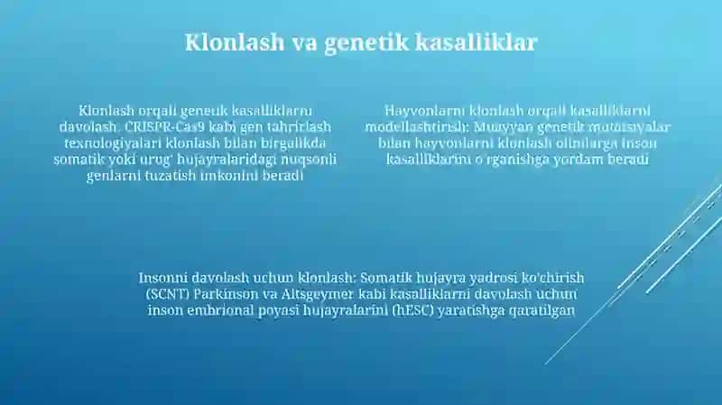 Terapevtik Klonlashning Regenerativ Tibbiyotdagi Ahamiyati 4