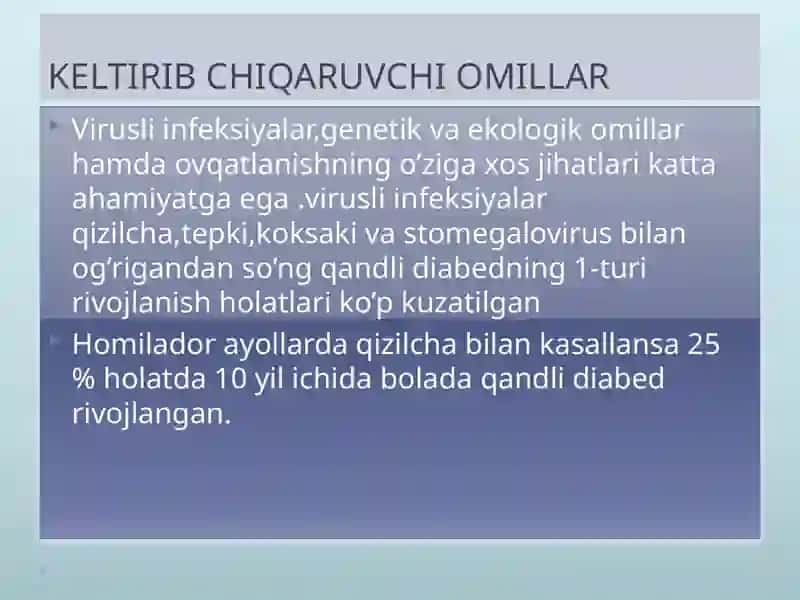 Endokrinopatiya va qandli diabet 1-tip 4