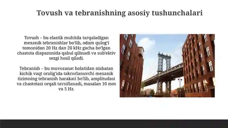 Shovqin va titrashdan himoyalash texnik vositalar 4