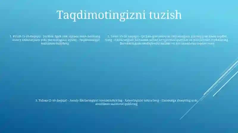 Taqdimot Tayyorlash 4