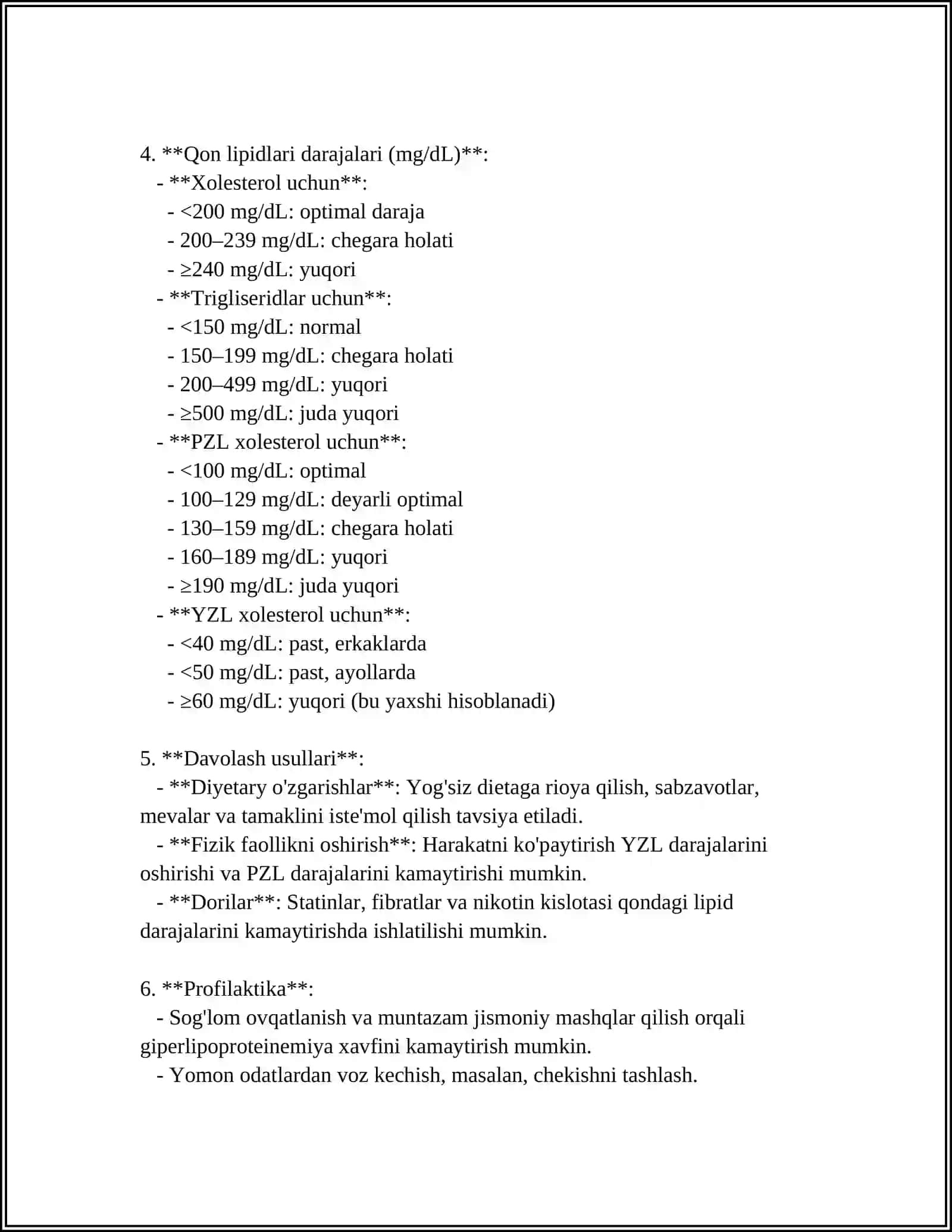 GIPERLIPIDEMIYA TURLARI 4