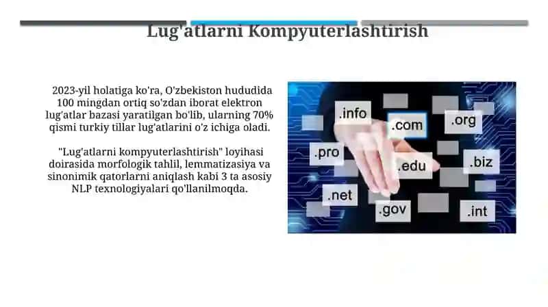 Filologiyada kompyuter lingvistikasi va uning qo'llanilishi 4