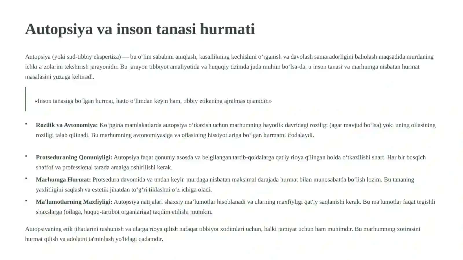 Patologik anatomiyada etik muammolari 4