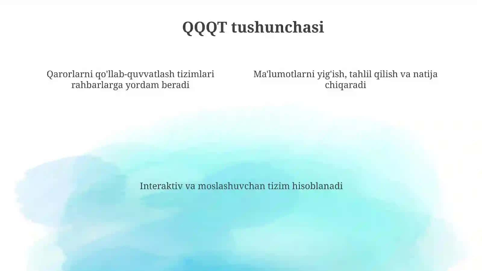 Qarorlarni qo'llab-quvvatlash tizimlari va prognozlash usullari 4