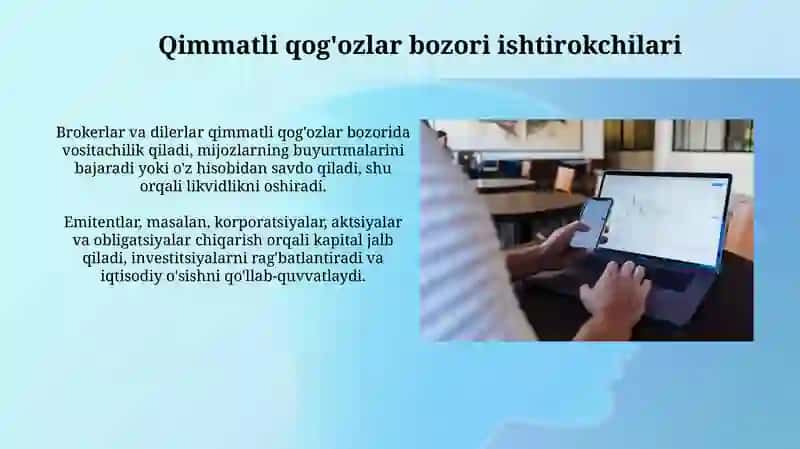 Qimmatli qog'ozlar bozori va uning iqtisodiyotdagi roli 4