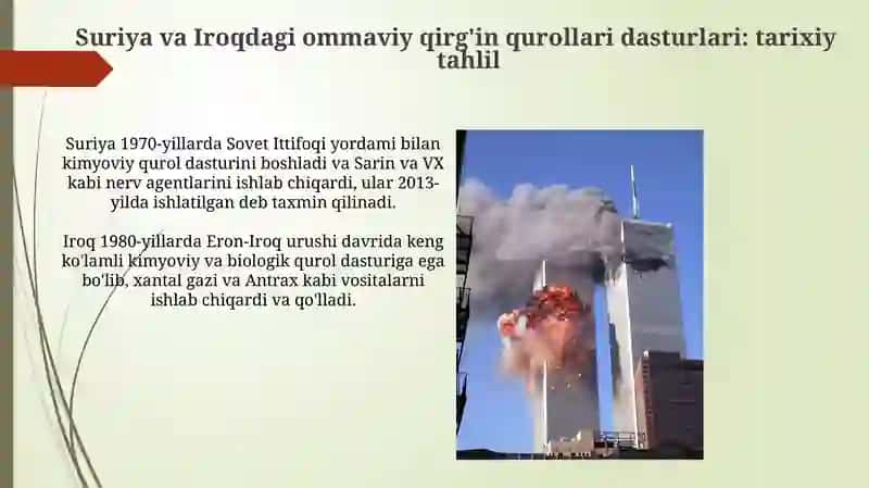 Xalqaro terrorizm va ommaviy qirg'in qurollari 4
