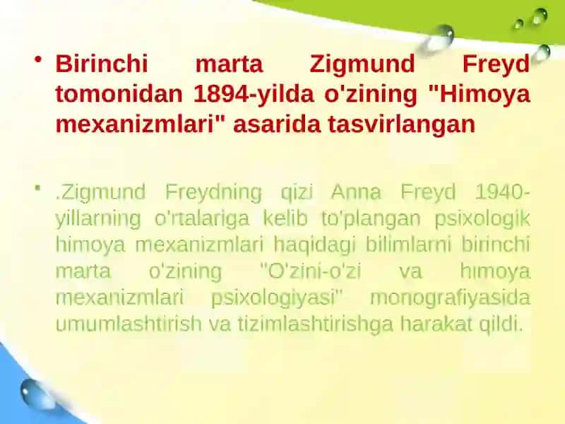 Psixologik himoya mexanizmi 4
