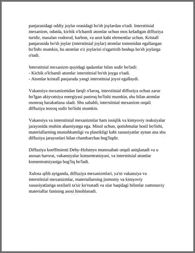 Qattiq Jismlarda Diffuziya Hodisalari 4