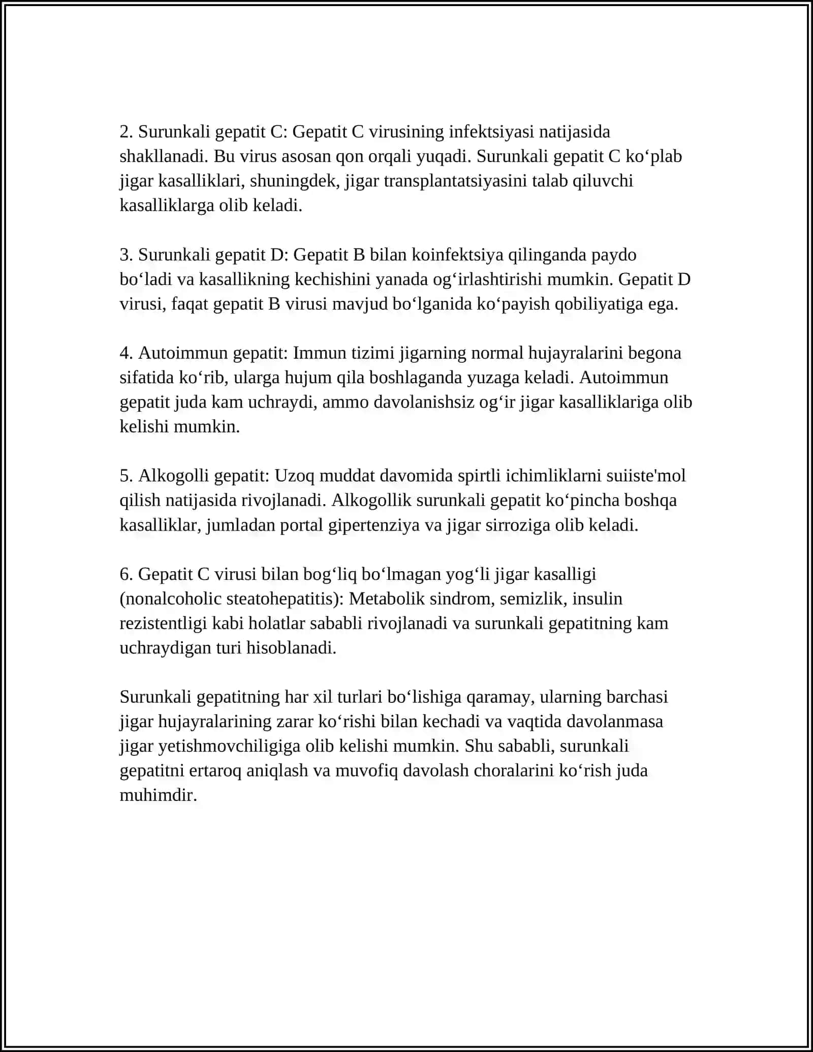 SURUNKALI GEPATIT. SURUNKALI XOLESISTIT 4