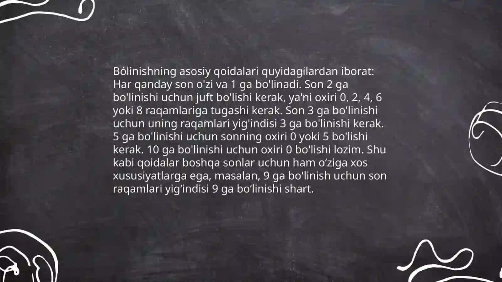 Bólinish alomatlari.Yevklid va Erotosfen hayoti va ijodi haqida ma'lumot 4