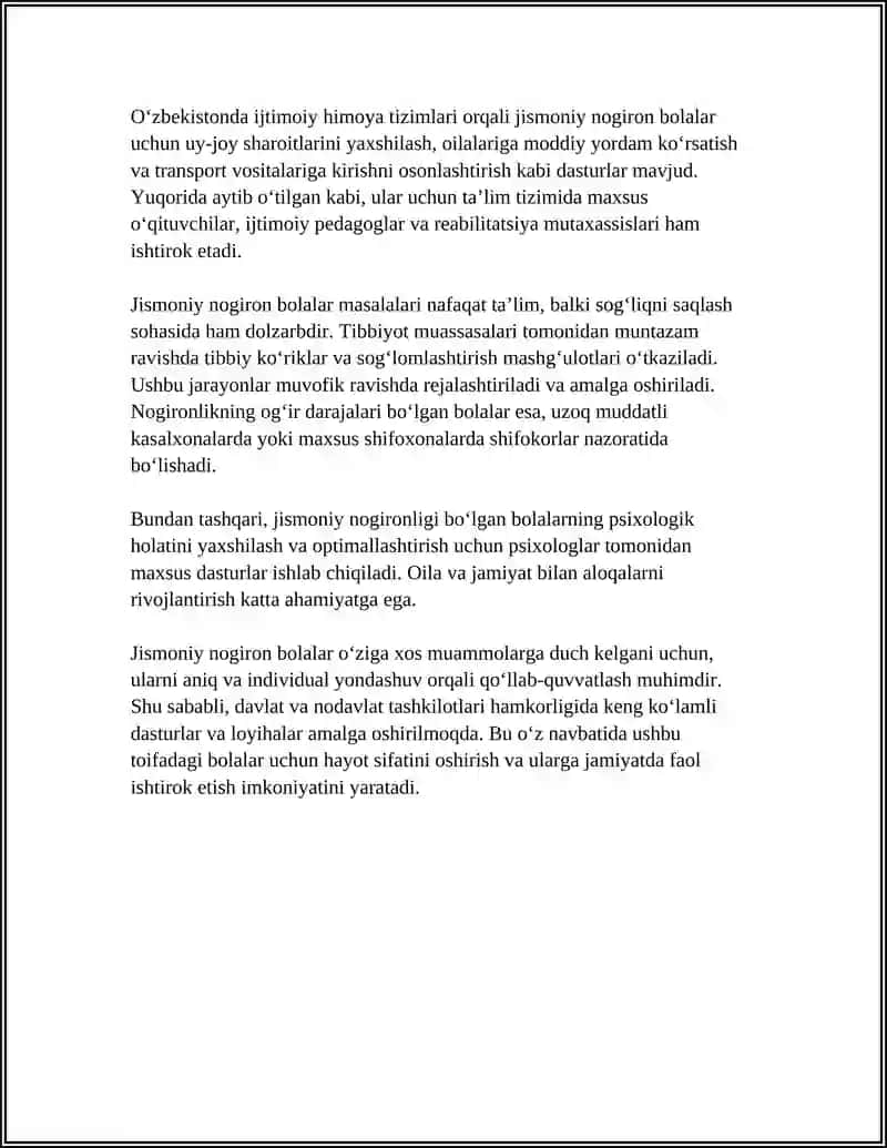 ALOHIDA YORDAMGA MUHTOJ BOLALAR TOIFALARI 4