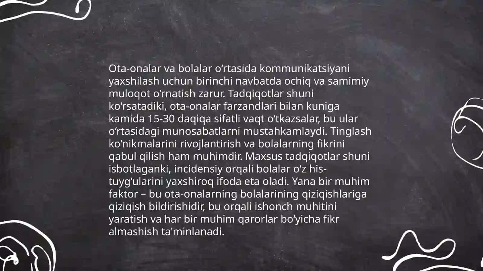 Ota-onalar majlisini kreativ o'tkazish 4