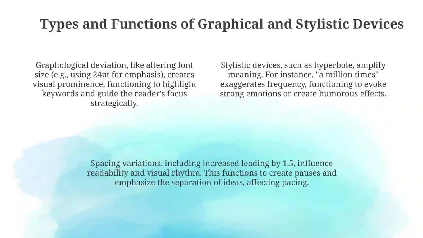 Fundamentals: Graphical Expressive Means and Stylistic Devices 4