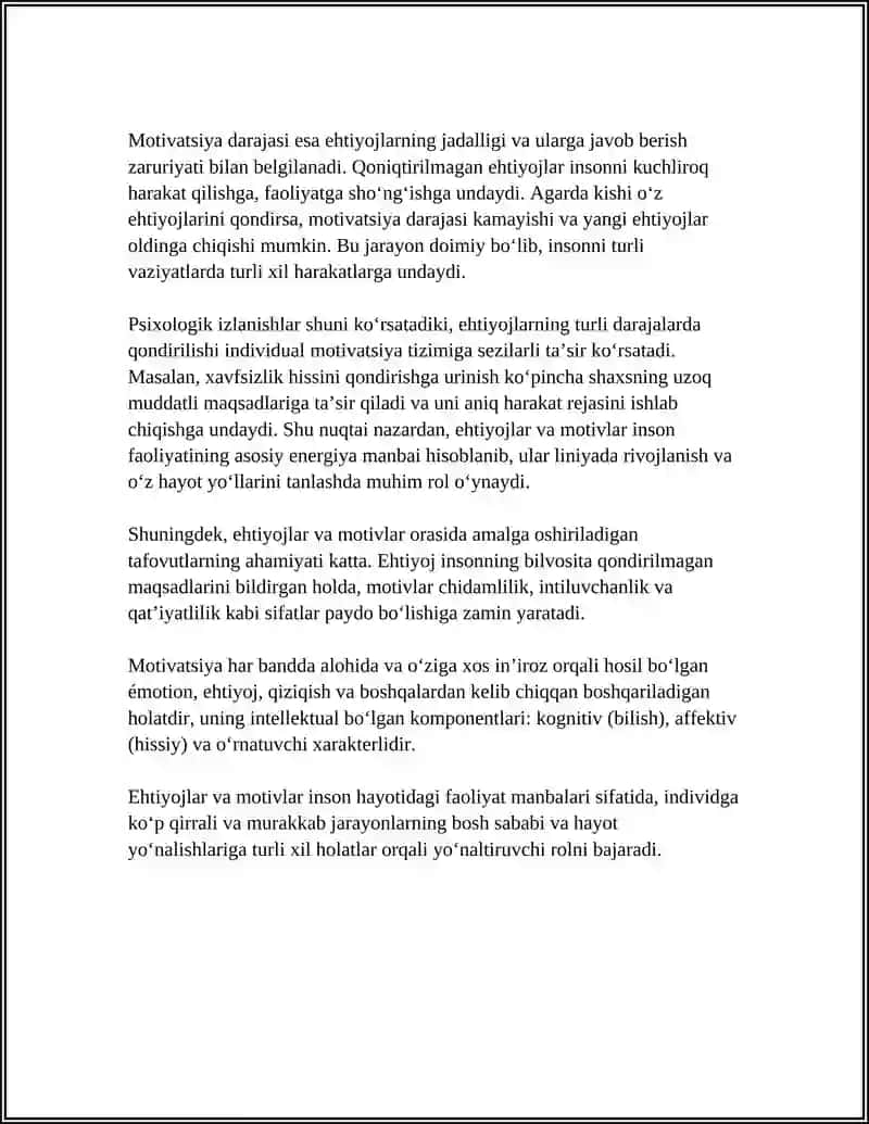EHTIYOJ VA MOTIVLAR FAOLLIK MANBAI 4