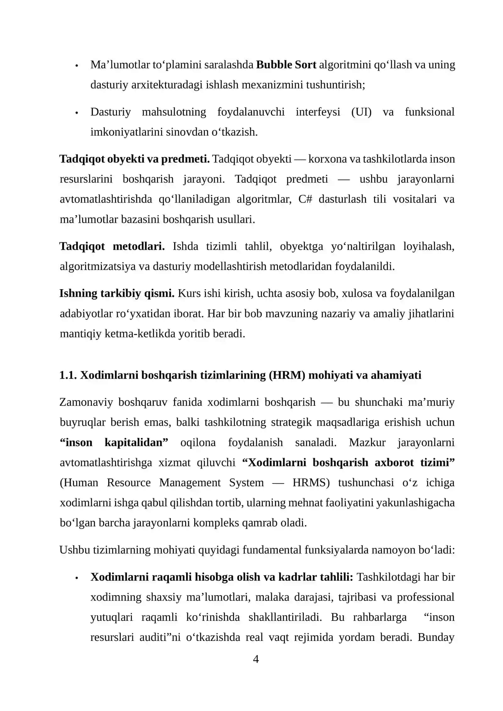 Tashkilot xodimlari malumotlarini jamlovchi tizim 4