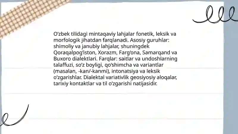 O'zbek tilida variativlik 4