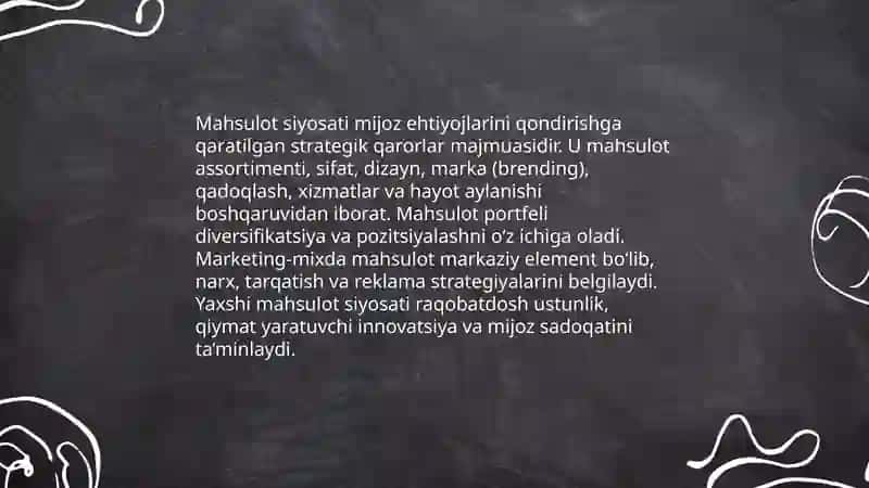 Marketingda mix tushunchasi 4