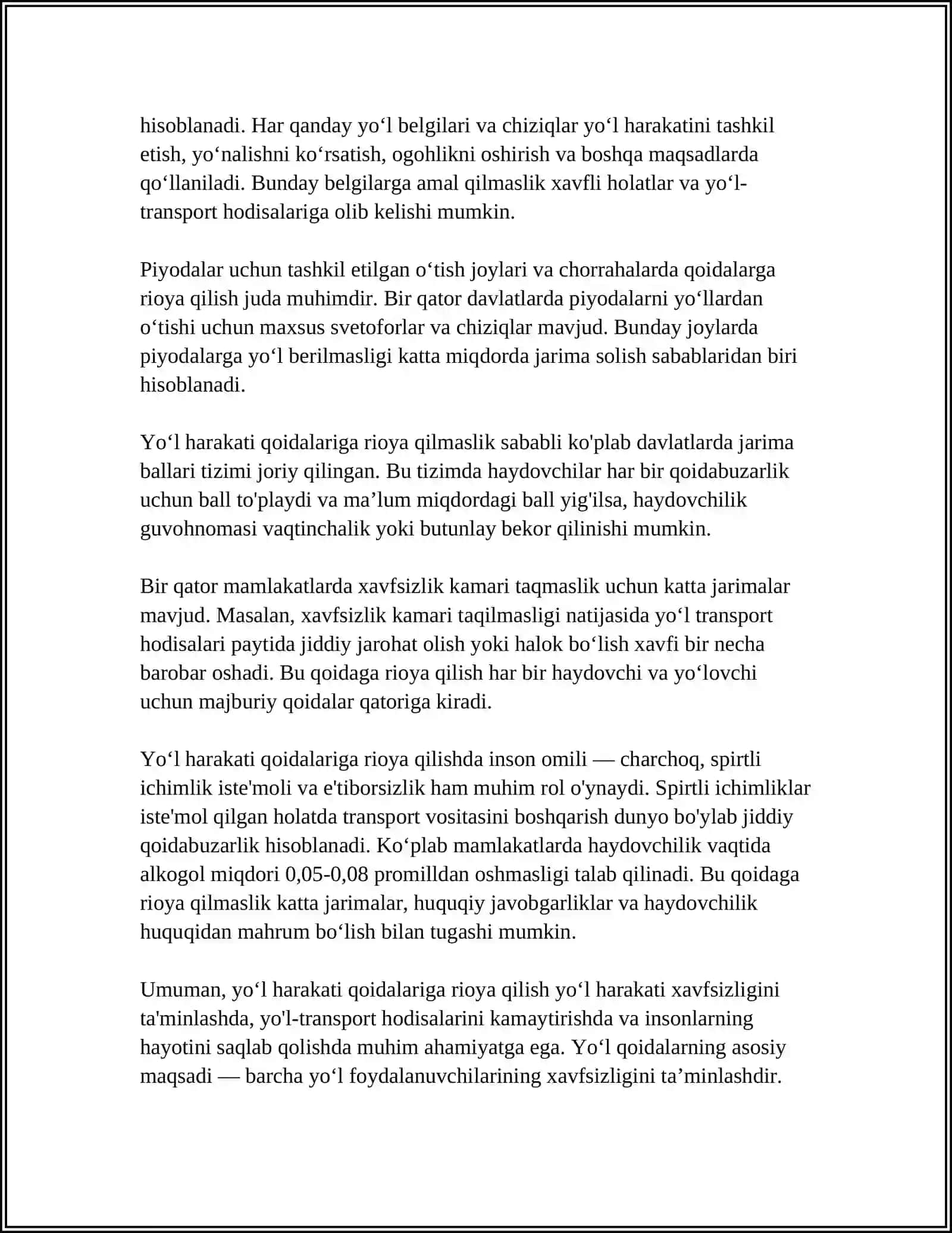 HAYDOVCHILARNING UMUMIY VAZIFALARI 4