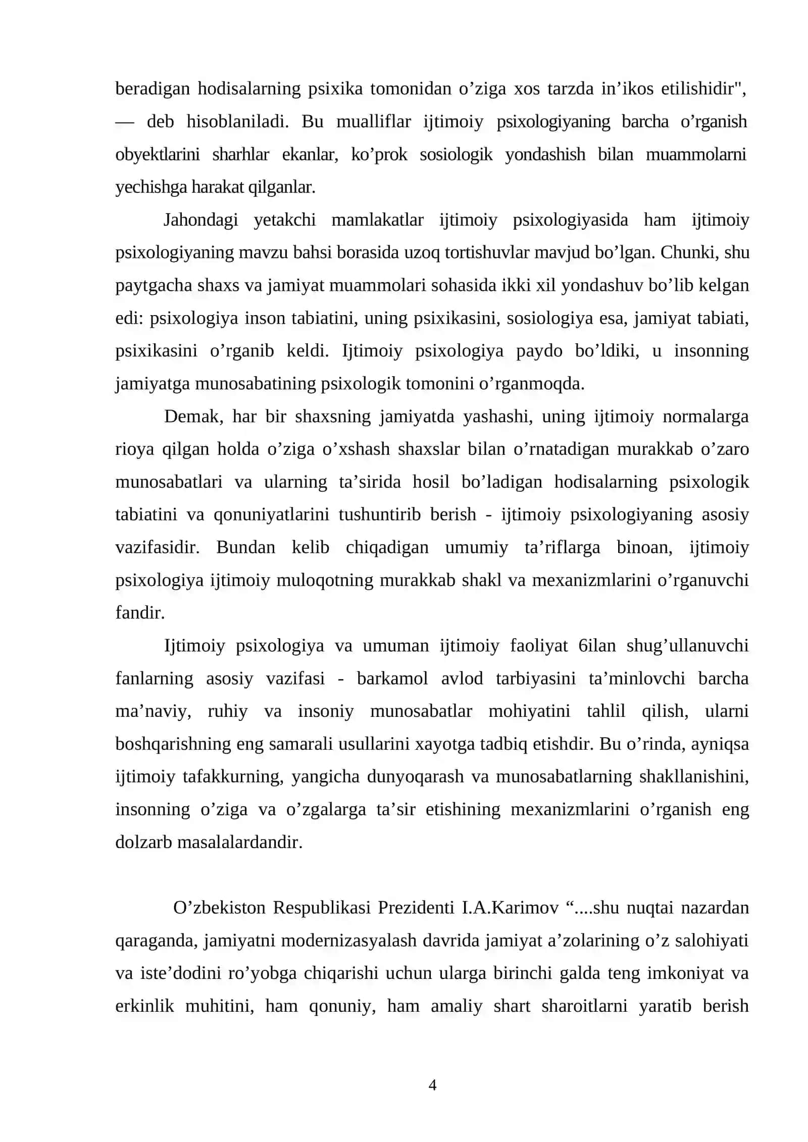 Ijtimoiy psixologiyada shaxs muammosi 4
