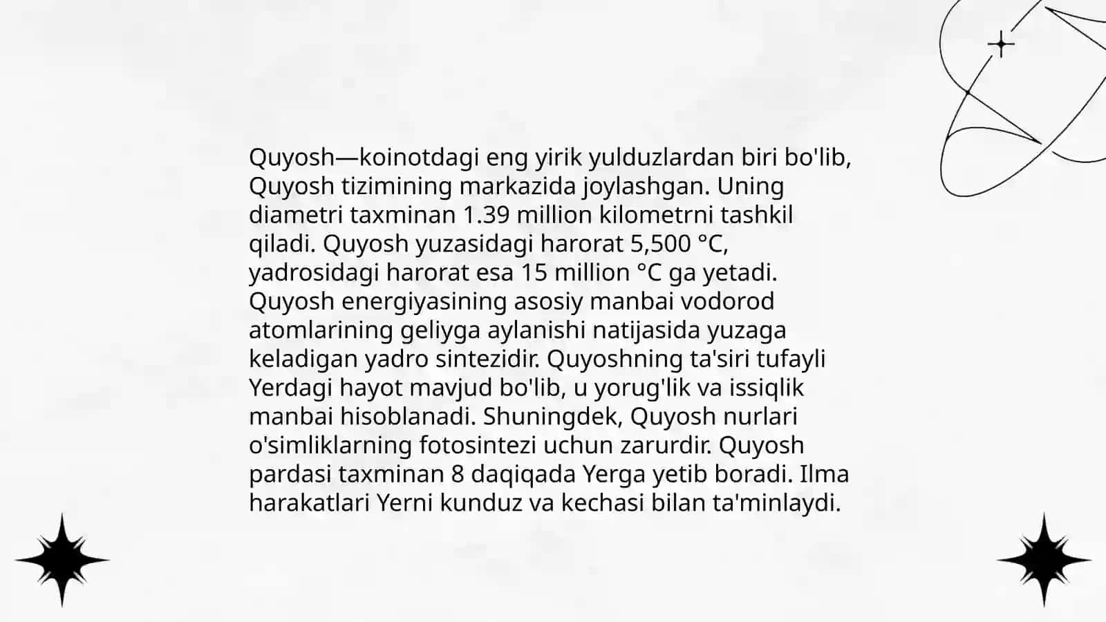 Quyosh Sistemasining Shakllanishi 4