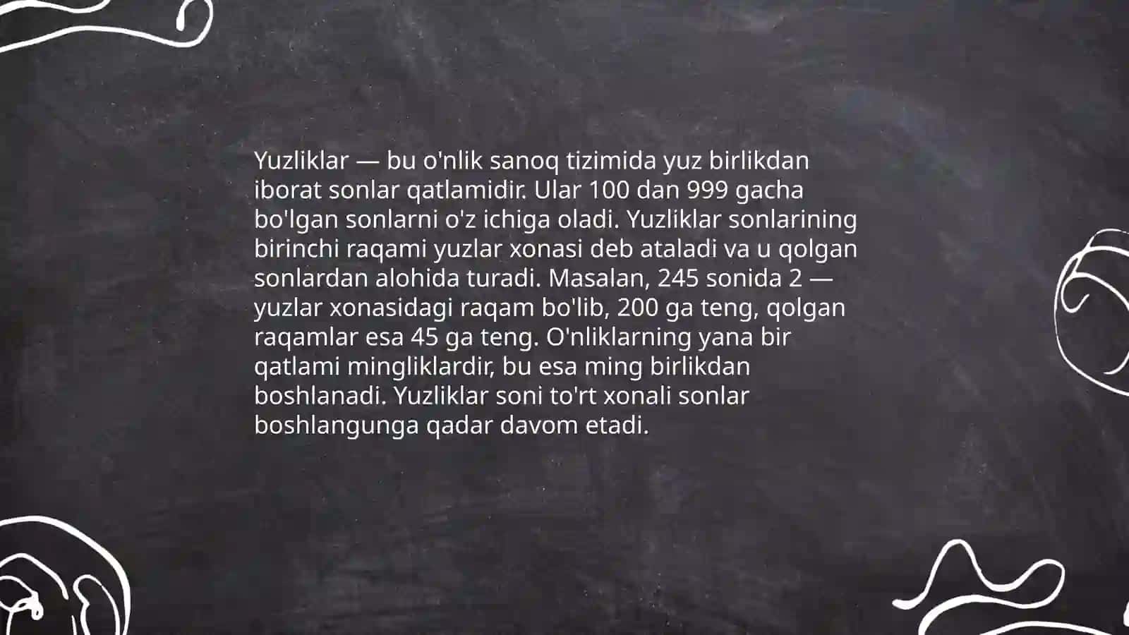 Oʻnlik yuzlik minglik va koʻp xonali sonlar kondesterida arifmetik amallarni oʻrgatish metodikasi 4