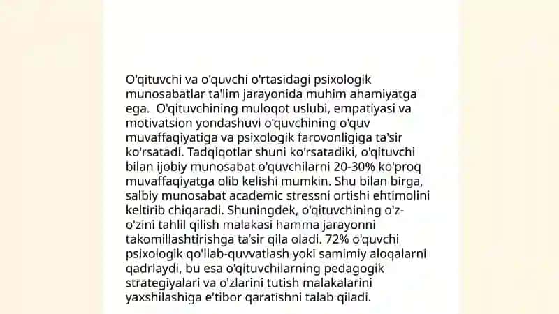 O'qituvchining psixologik qobiliyatlari nima degani 4