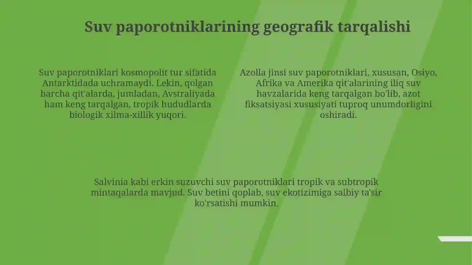 Suv qirqquloģi haqida umumiy tushuncha,tarqalishi va taraqqiyoti 4