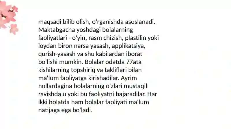 Bolalarni maktabga tayyorlashda interfaol usullarni qo'llash 4