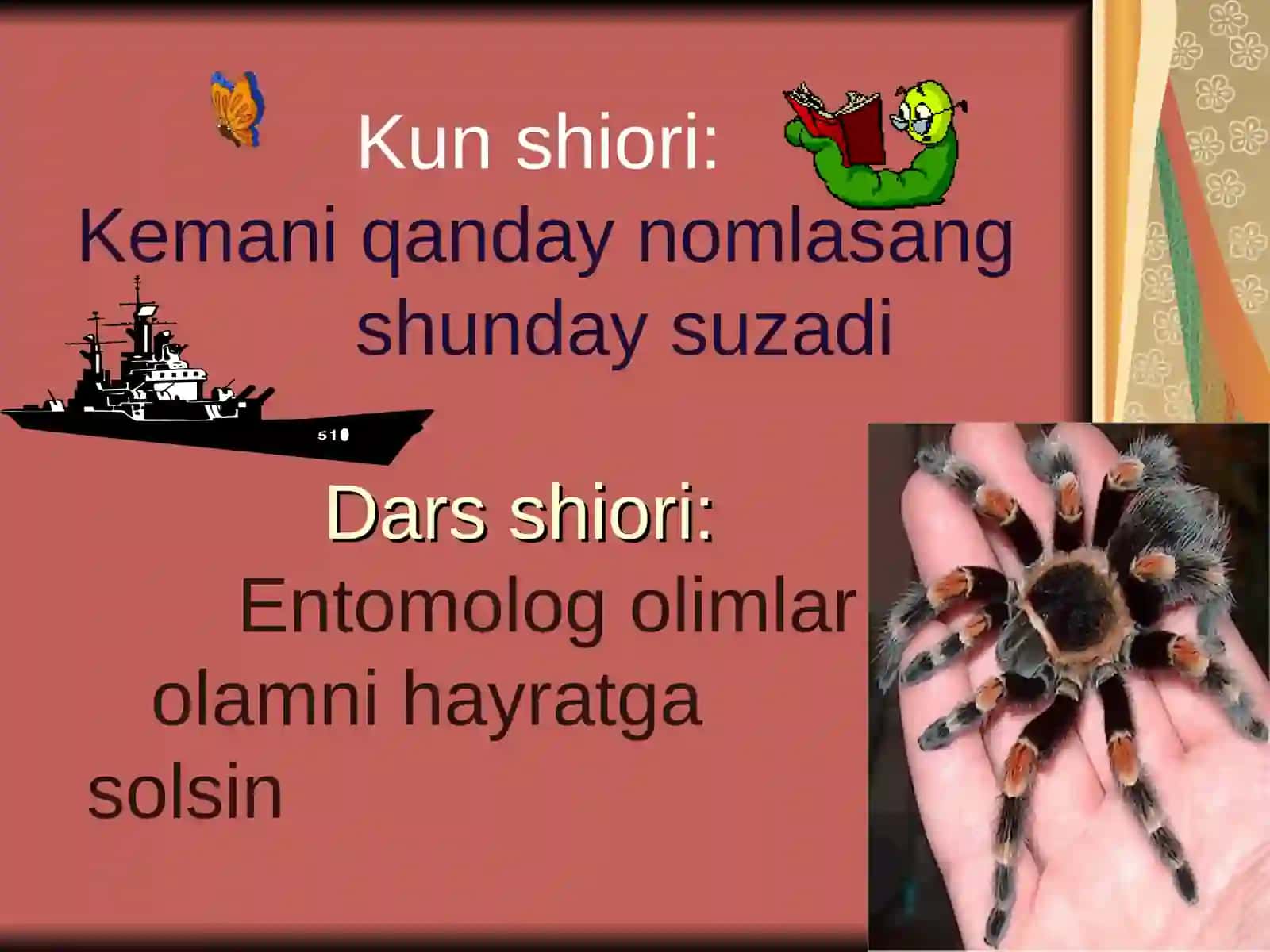 Biologiya fanidagi ochiq dars ishlanmasi 4