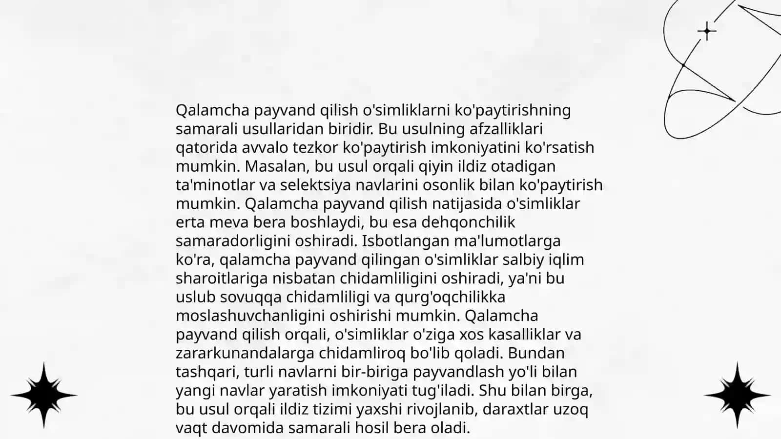 O'simliklarni qalamcha payvand qilish 4